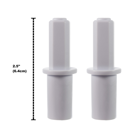 Univen Food Processor Adaptor Stem Compatible with Cuisinart AFP7STM BFP-10CH BFP-603 BFP-703 CBT-500FP FPB-5PC 2 PACK