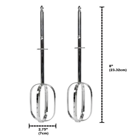 Univen 47948 Mixer Beaters Compatible with Sunbeam Mixmaster Mixers Models 2372 2382 2484 2485 2486 2503 2506 2518 2519