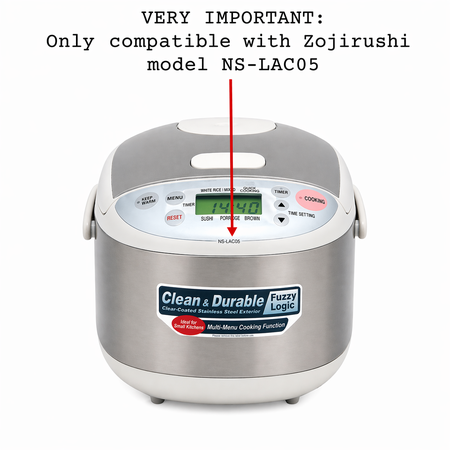 Univen Nonstick Rice Pan Bowl Only Compatible with Zojirushi 3-Cup Rice Cooker B250 NS-LAC05 8-NSL-P220 6-7/8" Diameter