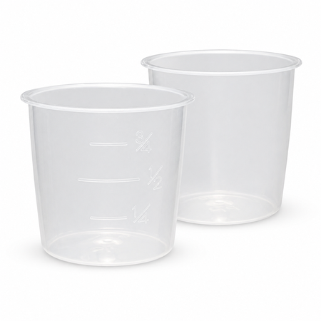 Univen 180ml PP Rice Measuring Cup Compatible with Zojirushi Rice Cookers 8-M-CUP 2 Pack