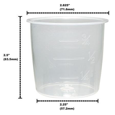 Univen 180ml PP Rice Measuring Cup Compatible with Zojirushi Rice Cookers 8-M-CUP 2 Pack