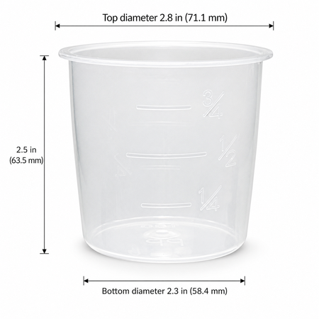 Univen 180ml PP Rice Measuring Cup Compatible with Zojirushi Rice Cookers 8-M-CUP 2 Pack