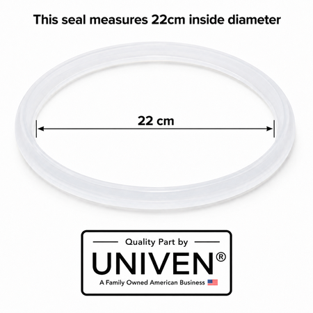 Univen Pressure Cooker Gasket Compatible with Bene Casa Stainless Steel 5.3 Quart model BC-33868