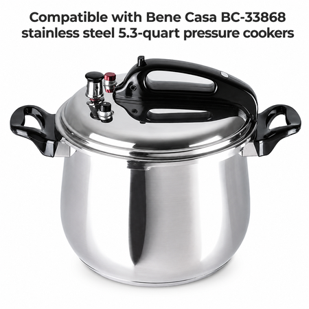 Univen Pressure Cooker Gasket Compatible with Bene Casa Stainless Steel 5.3 Quart model BC-33868