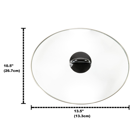 Univen Oval Glass Slow Cooker Lid Only Compatible with Crock-Pot Models SCV800-B, SCV800-S, SCCPVFC800-DS, SCCPVZ800-S