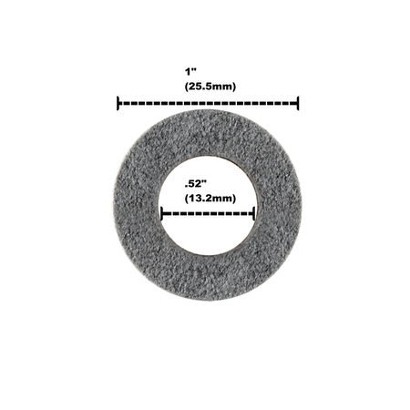 Univen Fiber Washers Compatible with KitchenAid 3180163 4159537 4159538 W10323378 WPW10323378 K4, K5 KSM5 KSM75 4 PACK