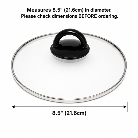 Univen Glass Lid Pot Cover 8.5" (21.6cm)