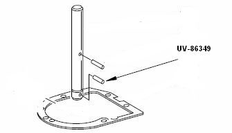 Univen Grooved Dowel Pin Compatible with KitchenAid 4159133, WP4159133, 9705443, WP9705443 2 Pack