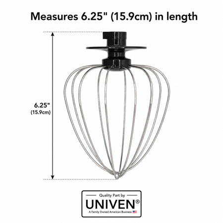 Univen Stand Mixer Whisk Compatible with Hamilton Beach 990170440 63391 63392 63394
