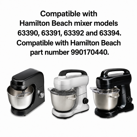 Univen Stand Mixer Whisk Compatible with Hamilton Beach 990170440 63391 63392 63394