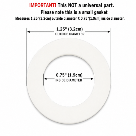 Univen Neoprene Gasket Seals Compatible with Waring 003509 4 PACK