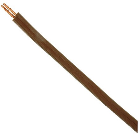 Zip Cord Lamp Cord, 18/2 Spt-1, Brown, 50' Roll