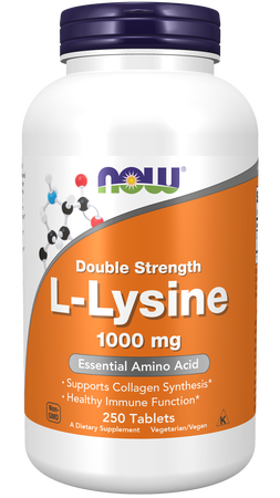 Now Foods L-Lysine 1000 mg - 100 Tablets