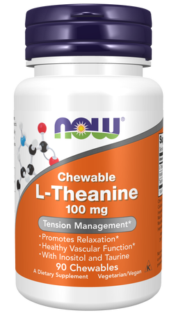 Now Foods L-Theanine 100 mg Chewables - 90 Chewables