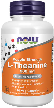 Now Foods L-Theanine 200 Mg - 120 VCap