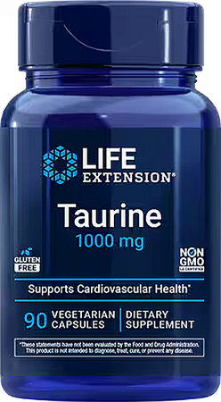 Life Extension Taurine 1000 Mg - 90 Capsules