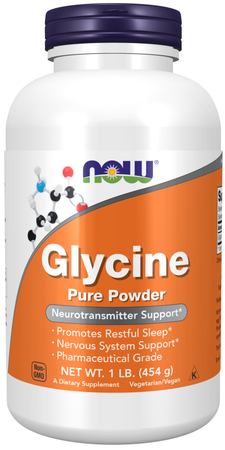 Now Foods L-Glycine Free Form - 1 Lb (454 Grams)