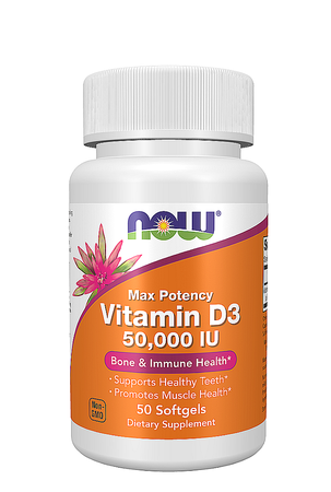 Now Foods Vitamin D-3 50,000 IU - 50 Softgels