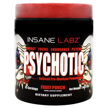 Insane Labz Psychotic  Fruit Punch - 35 Servings