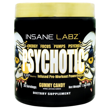 Insane Labz Psychotic Gold  Gummy Candy - 35 Servings