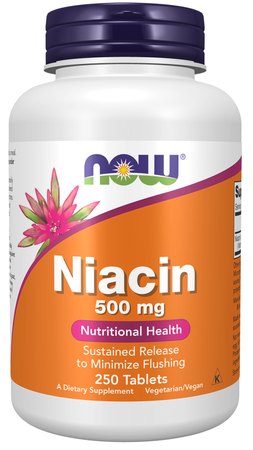 Now Foods Niacin 500 Mg Sustained Release - 250 Tablets