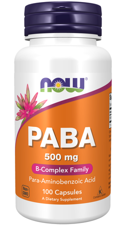 Now Foods PABA 500 Mg - 100 Cap