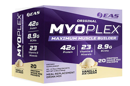EAS Myoplex Protein Shake Mix Packets  Vanilla - 20 Packs (FREE SHIPPING)