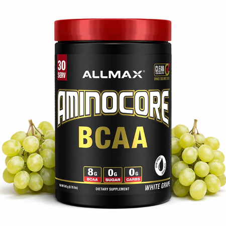 Allmax Nutrition Aminocore BCAA White Grape - 30 Servings