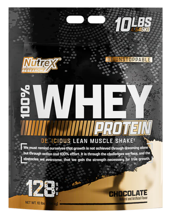 Nutrex 100% Whey Concentrate & Isolate  Chocolate - 10 Lb