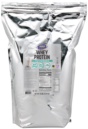 Now Foods Whey Protein  Chocolate - 10 Lb
