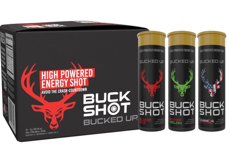 Bucked Up Buck Shot Energy  Variety - 12 Shots