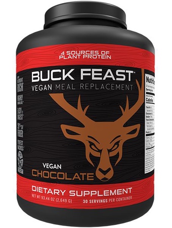 Bucked Up Buck Feast Meal Replacement Vegan Chocolate - 30 Servings
