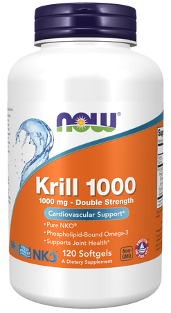 Now Foods Krill 1000 Mg Pure NKO (1000mg per cap) - 120 Softgels