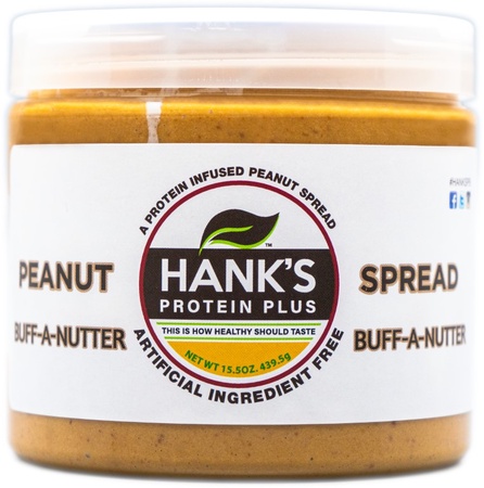 Hank’s Protein Plus Peanut Spread  Buff-A-Nutter - 15.5 oz