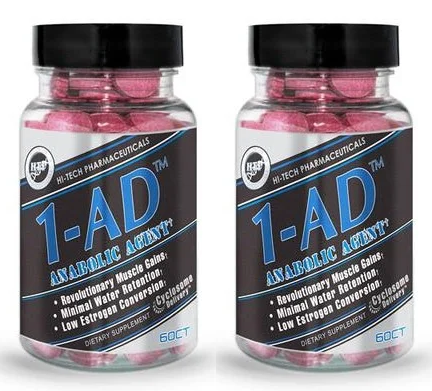 Hi Tech Pharmaceuticals 1-AD - 2 x 60 Tab TWINPACK *Paypal cannot be used for this item