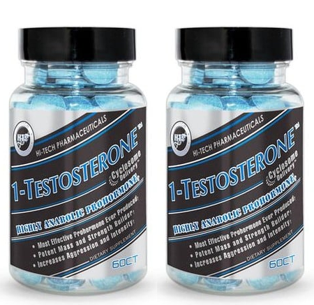 Hi Tech Pharmaceuticals 1-Testosterone - 2 x 60 Tab TWINPACK