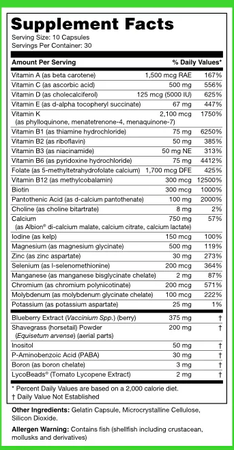 Species Nutrition V-Mineralyze  - 300 Capsules
