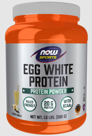 Now Foods Egg White Protein, Creamy Vanilla - 1.5 lbs.