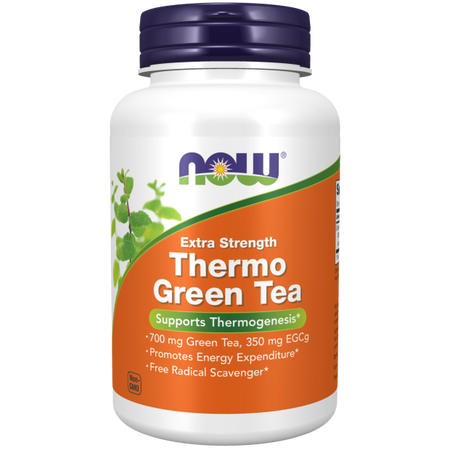 Now Foods Thermo Green Tea Extra Strength - 90 Cap