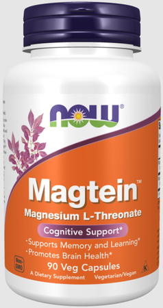 NOW Foods Magtein  Magnesium L-Threonate - 90 Cap