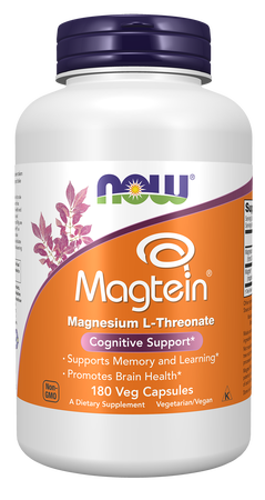 Now Foods Magtein Magnesium L-Threonate - 180 Capsules