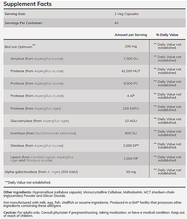Now Foods Optimal Digestive System - 90 Veg Capsules