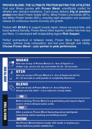 Gaspari Nutrition Proven Blend Protein Chocolate  - 2 Lb