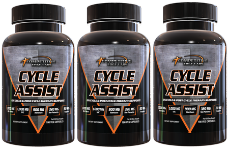 Competitive Edge Labs Cycle Assist - 540 Capsules (3 x 180 Capsules Bottles) 3 PACK