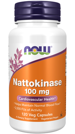 Now Foods Nattokinase 100 Mg/2000FU - 120 Capsules