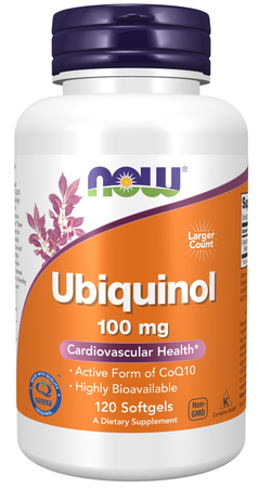 Now Foods Ubiquinol 100 Mg  - 120 Softgels