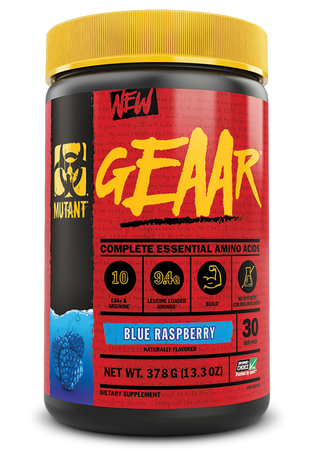 Mutant GEAAR EAA's Blue Raspberry - 30 Servings
