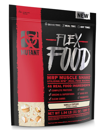 -Mutant Flex Food  Real Food MRP  Vanilla Cupcake - 20 Servings