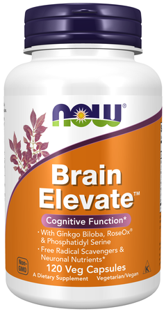 Now Foods Brain Elevate - 120 Veg Capsules