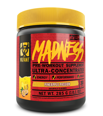 Mutant Madness Pre Workout Pineapple Passion - 30 Servings